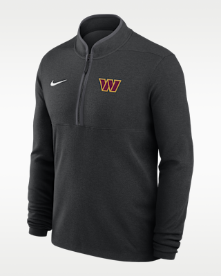 Мужские  Washington Commanders Logo Victory Nike Dri-FIT NFL 1/2-Zip Long-Sleeve Top