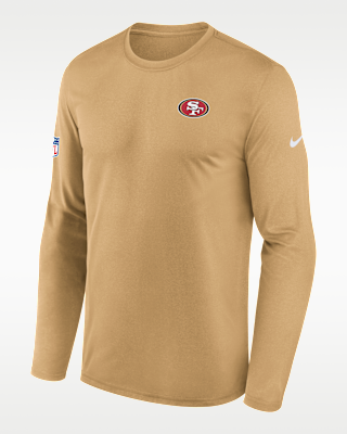Мужская футболка San Francisco 49ers Legend Small Logo Nike Dri-FIT NFL Long-Sleeve
