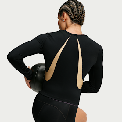 Nike Pro Sculpt "Keely Hodgkinson" Dri-FIT Uzun Kollu Kadın Üstü görsel 3