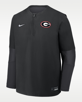 Мужские  Georgia Dugout Nike Dri-FIT College 1/4-Zip Long-Sleeve Windshirt