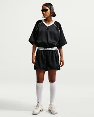 Женские шорты Nike Sportswear Loose Mid-Rise Satin Shorts