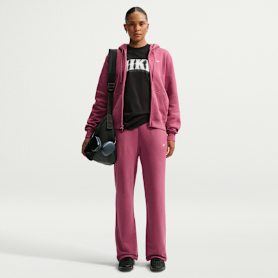 Женские брюки Nike Studio Fleece Lightweight "French Terry" Women's Mid-Rise Open-Hem Pants