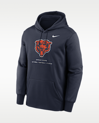 Мужское худи Chicago Bears Nike Therma NFL Pullover Hoodie
