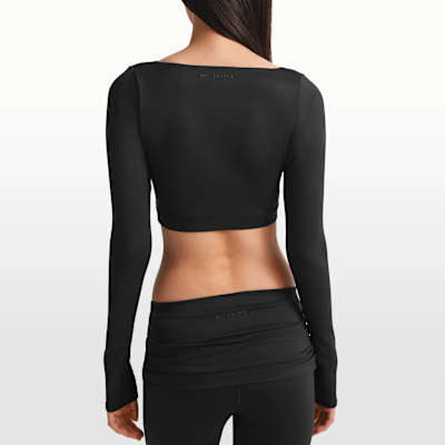 NikeSKIMS Matt Women's Long-Sleeve Wrap Top