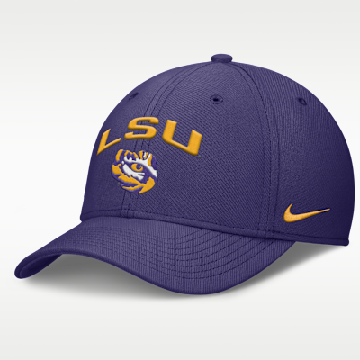 LSU On-Field Rise Swoosh Men's Nike Dri-FIT College Hat