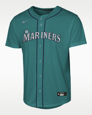 Детские джерси Cal Raleigh Seattle Mariners Big Kids' Nike MLB Replica Jersey