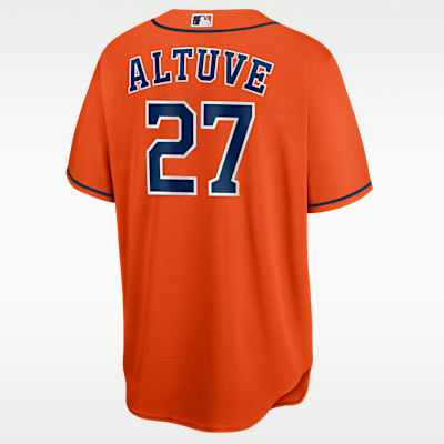 MLB Houston Astros (Jose Altuve) Men's Replica Baseball Jersey
