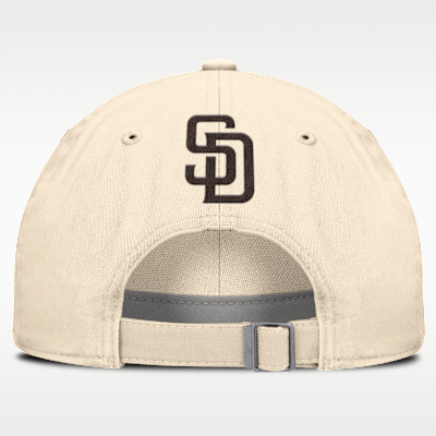 Gorra de algodón orgánico sin estructura para hombre Nike Statement Club San Diego Padres
