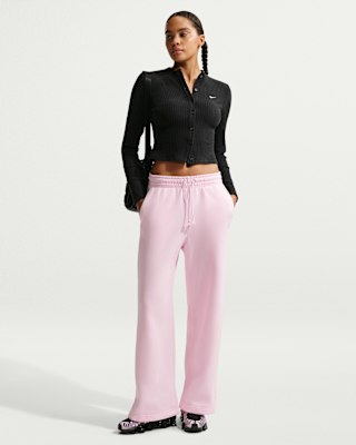 Женские  Nike Sportswear Phoenix Fleece High-Waisted Wide-Leg Pants