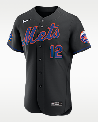 Мужские джерси Francisco Lindor New York Mets Nike MLB Authentic Jersey