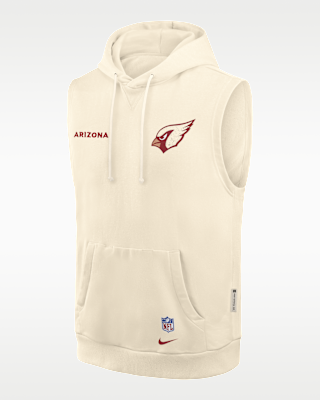 Мужское худи Arizona Cardinals Rivalries Collection Sideline Nike Dri-FIT NFL Sleeveless Pullover Hoodie