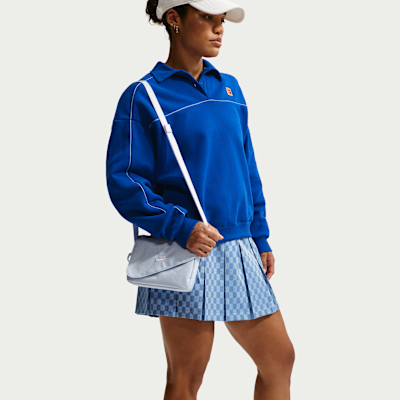 NikeCourt Court Koleksiyonu Uzun Kollu Fleece Kadın Tenis Üstü görsel 3