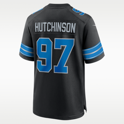 Jersey de fútbol americano Nike de la NFL Game para hombre Aidan Hutchinson Detroit Lions