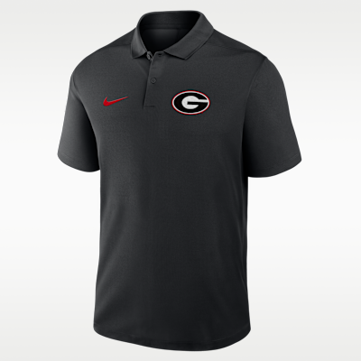 Georgia Primetime Victory Primary Logo Men's Nike Dri-FIT College Polo