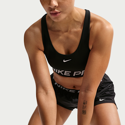 Nike Pro 365 Hafif Destekli Pedsiz Kadın Spor Sütyeni görsel 3