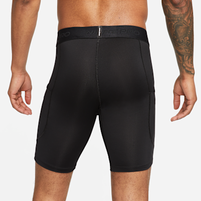 Nike Pro Dri-FIT Uzun Erkek Fitness Şortu görsel 3