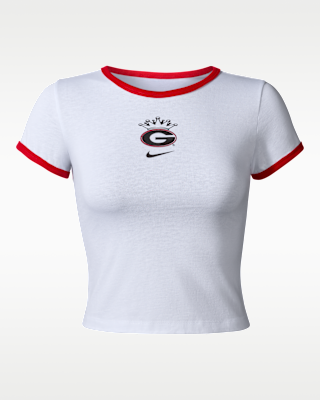 Женские Womens Baby Tee Nike x UGA x Outkast