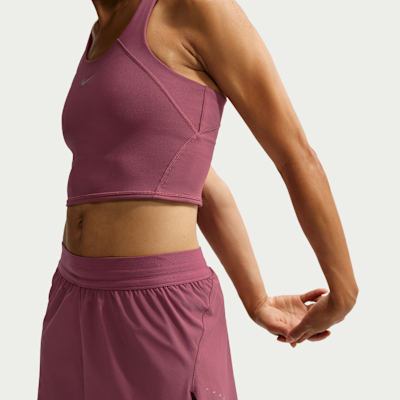 Nike Swift Dri-FIT Normal Belli 2'si 1 Arada Kadın Koşu Şortu görsel 2