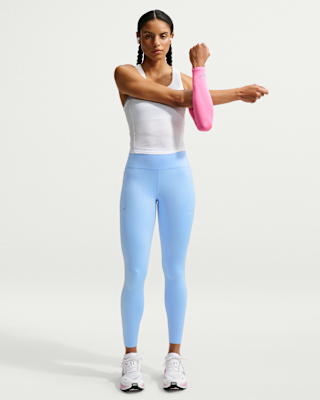Женские тайтсы Nike Swift High-Waisted 7/8 Leggings with Pockets для бега