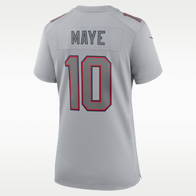 Jersey Nike de la NFL Game Fashion para mujer Drake Maye New England Patriots Super Bowl LX
