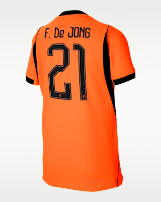 Женские джерси Frenkie de Jong Netherlands National Team 2026 Match Home Big Kids' Nike Dri-FIT ADV Soccer Jersey
