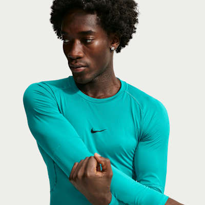 Nike Pro Men's Dri-FIT Tight Long-Sleeve Fitness Top