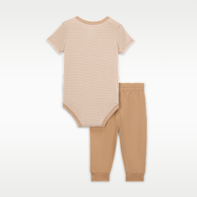 Nike Baby Striped Bodysuit and Joggers Set