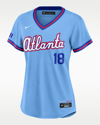 Женские джерси Mike Yastrzemski Atlanta Braves City Connect Nike MLB Stadium Jersey