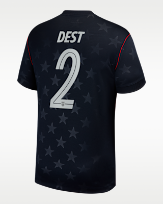Мужские джерси Sergiño Dest USMNT 2026 Stadium Away Nike Dri-FIT Soccer Jersey