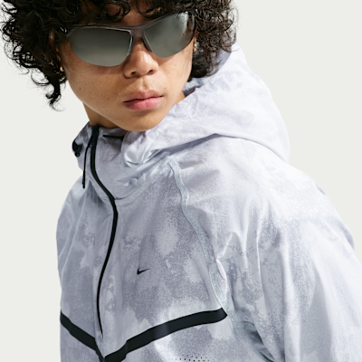 Nike Tech Windrunner Dri-FIT Tam Boy Fermuarlı Dokuma Erkek Ceketi görsel 3