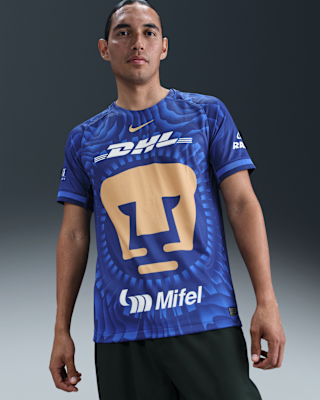 Мужские джерси Pumas UNAM 2025/26 Stadium Away Nike Dri-FIT Soccer Replica Jersey