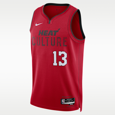 Jersey Nike Dri-FIT de la NBA Swingman para hombre Bam Adebayo Miami Heat 2024/25 City Edition
