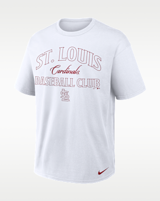 Мужская футболка St. Louis Cardinals Lock Up Minimal Max90 Nike MLB