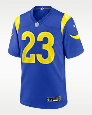 Мужские джерси Kyren Williams Los Angeles Rams Nike NFL Game Jersey