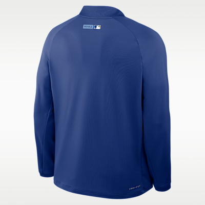 Kansas City Royals Authentic Collection Men's Nike Dri-FIT MLB 1/2-Zip Long-Sleeve Top