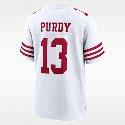 Jersey de juego Nike para hombre Brock Purdy San Francisco 49ers