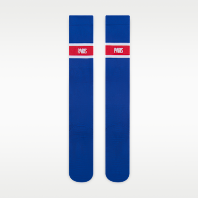 Nike Paris Saint-Germain VaporFast İç Saha Nike Dri-FIT ADV Diz Boyu Futbol Çorabı görsel 3