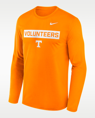 Мужская футболка Tennessee Primetime Legend 2-Hit Nike Dri-FIT College Long-Sleeve