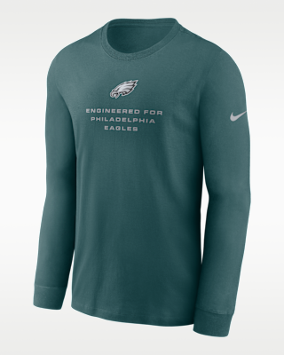 Мужская футболка Philadelphia Eagles Team Issue Nike Dri-FIT NFL Long-Sleeve