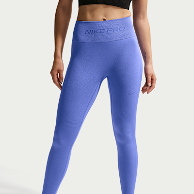 Nike Pro Seamless Yüksek Belli Bilek Üstü Kadın Taytı görsel 2