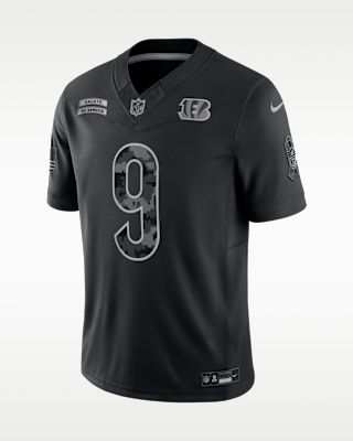 Мужские джерси Joe Burrow Cincinnati Bengals Salute to Service Nike Dri-FIT NFL Limited Jersey
