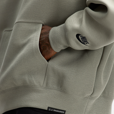 Sudadera con gorro sin cierre Nike de la NFL para hombre New York Jets Rivalries Collection Oversized Tech Fleece