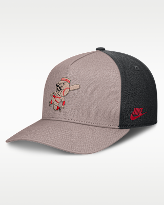 Мужские Cincinnati Reds Cooperstown Rise Nike MLB A-Frame Adjustable Hat