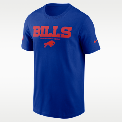 Buffalo Bills Sideline Team Issue Men's Nike Dri-FIT NFL T-Shirt