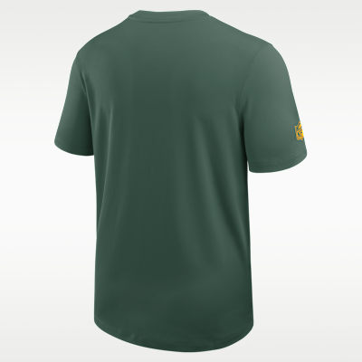 Playera Nike Dri-FIT de la NFL para hombre Green Bay Packers Sideline Coach