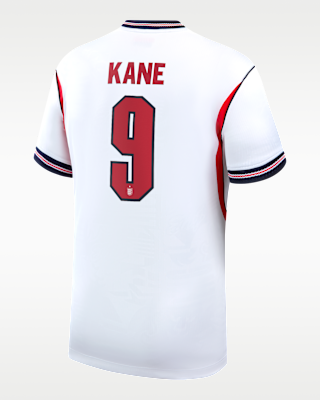 Мужские джерси Harry Kane England National Team 2026 Stadium Home Nike Dri-FIT Soccer Jersey