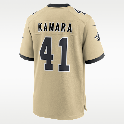 Jersey Nike de la NFL Game para niños talla grande Alvin Kamara New Orleans Saints