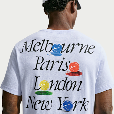NikeCourt Dri-FIT Erkek Tenis Tişörtü görsel 2
