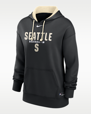 Женское худи Seattle Mariners Authentic Collection Alt Logo Nike Therma MLB Pullover Hoodie
