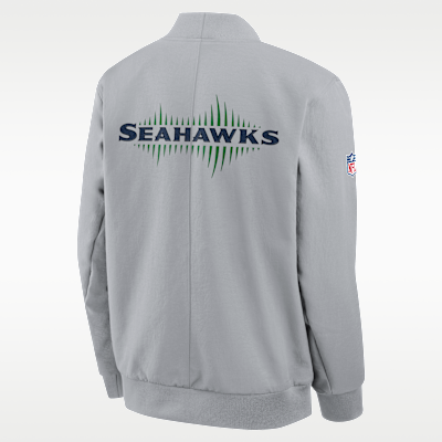 Seattle Seahawks Rivalries Collection Sideline Men's Nike NFL Full-Zip Bomber Jacket